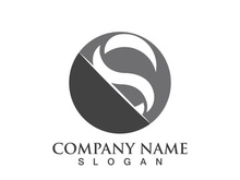 Business corporate S letter logo design vector