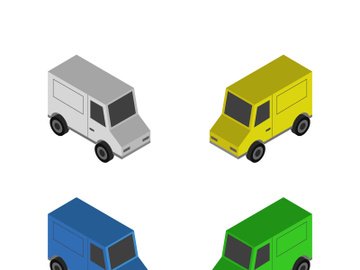 isometric van preview picture