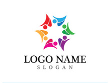 Community logo and symbol vector icon template