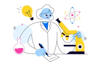 10 Scientific Experiments Illustration