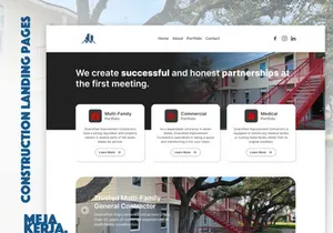 Construction Landing Page Website