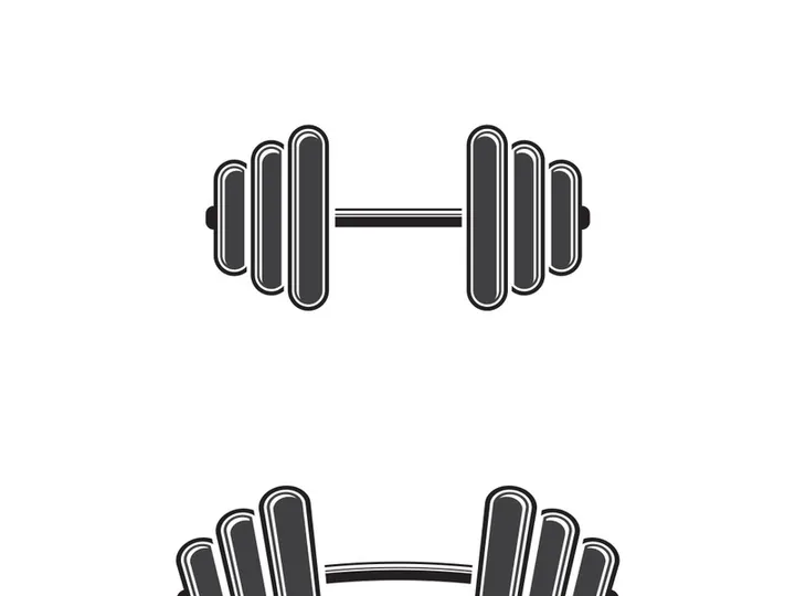 Gym Badge icon Fitness Logo Design