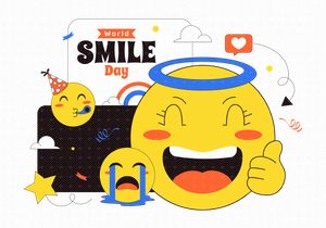 10 World Smile Day Illustration