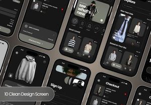 The House - Fashion E-Commerce Mobile App UI Kit Template