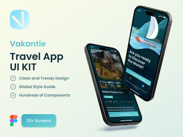 Vakantie - Travel Booking App UI Kit preview picture