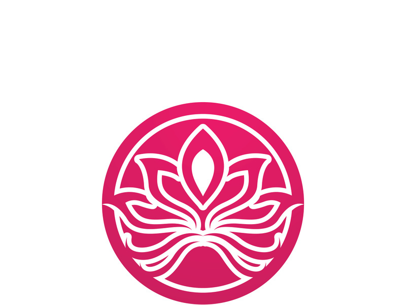 Beauty Vector lotus flowers design logo Template icon