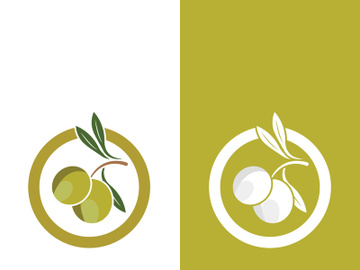 Extra virgin olive oil logo icon design vector illustration preview picture