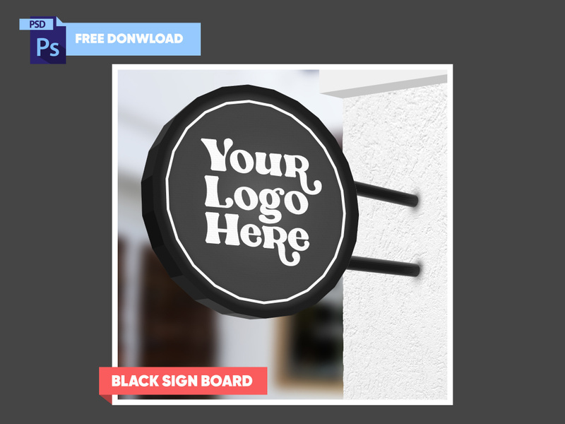 BLACK SIGN BOARD [FREE BY N0Size]