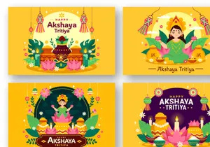 12 Akshaya Tritiya Festival Illustration