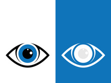 Branding identity corporate eye care vector logo design