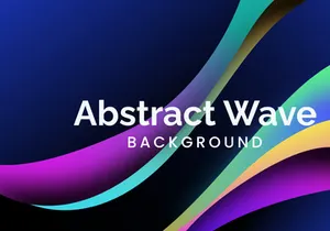 Colorful Gradient Background Wave