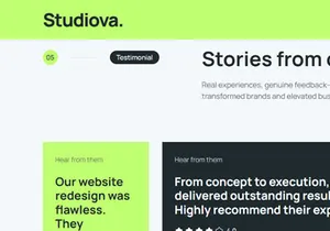 Studiova Bootstrap Website Template