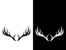Deer logo template vector icon illustration design