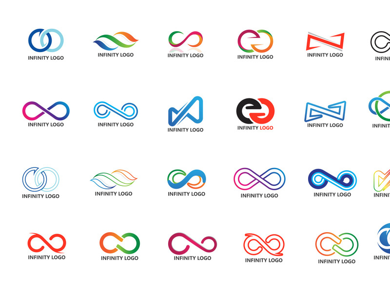 Infinity Loop  Vector Logo Icon