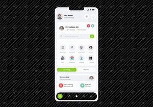 Desain Aplikasi Kesehatan - App UI Kit
