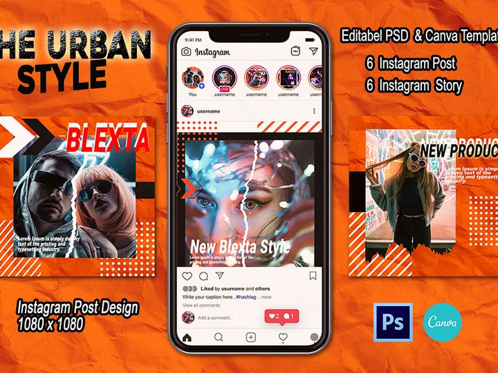 Blexta - Instagram Template