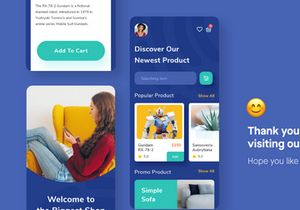 Folk Shop - Ecommerce Online Mobile App UI Kit