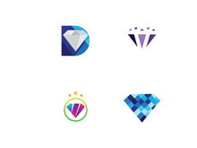 Diamond Logo Template vector icon illustration design