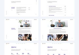 Web UI kit for Marketing or IT agency