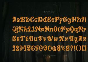 Keramat | Display Horror Font
