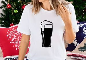 Dark Beer in Pint Glass with Foam