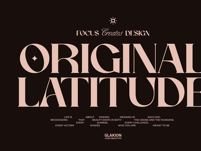 Glakion | Modern Display Serif