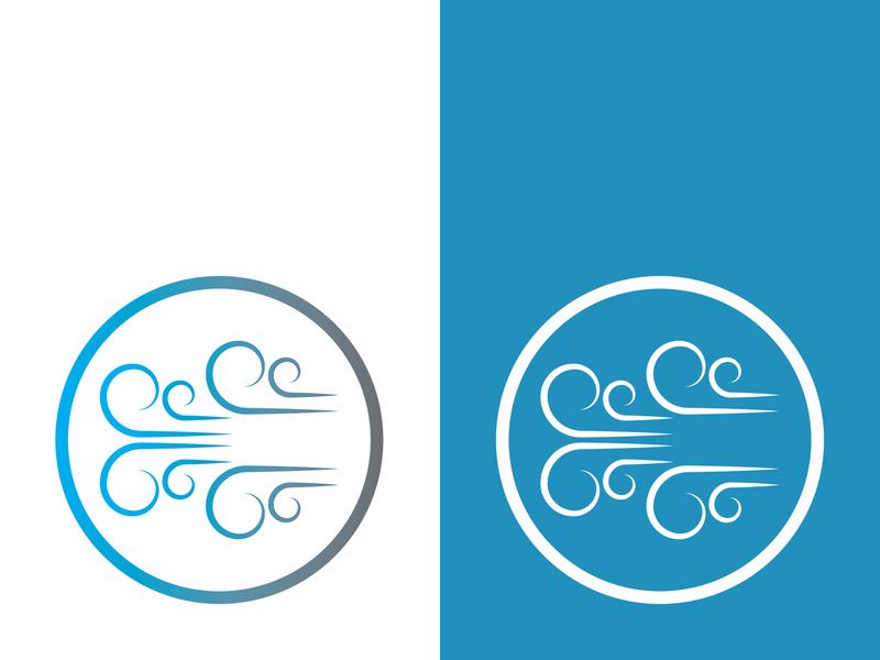 Wind icon vector illustration design template