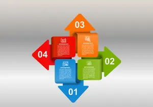 3D-Business Infography Set