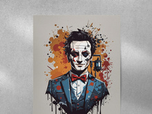 A Robotic Character with Suite Illustration