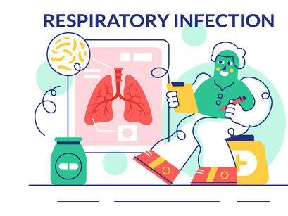 10 Respiratory Infection Illustration
