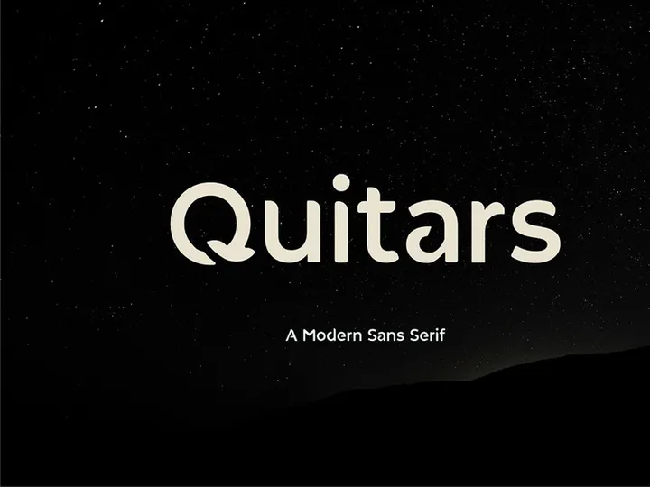 Quitars Modern Sans Serif