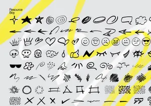 Free 100 PNG Marker Elements