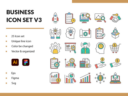 Business Icon Set V3