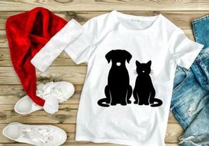 Pet Dog and Cat Simple Silhouettes