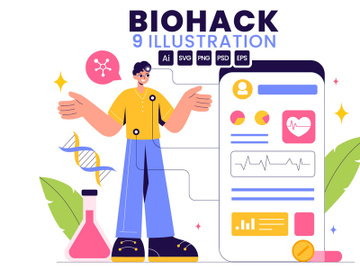 9 Biohacking Technology Illustration preview picture