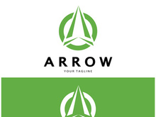 Arrow vector illustration icon Logo Template design