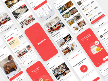 Zeefood - Food Delivery App UI Kit preview picture