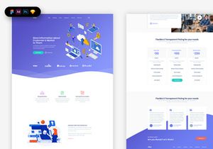 Digital Marketing Landing Page Template