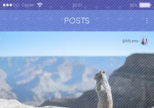 Posts Feed App UI