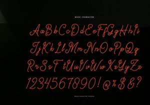 Stay Again | Monoline Script Font
