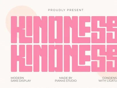 Kindness - Modern Sans Display Font