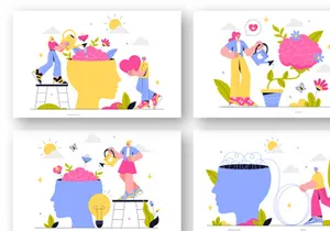 9 Mental Health Awareness Illustration