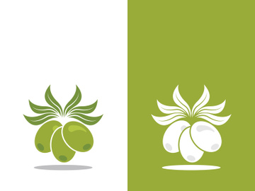 Extra virgin olive oil logo icon design vector illustration preview picture