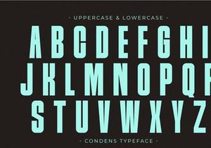 Condens - Condensed Sans Serif Font