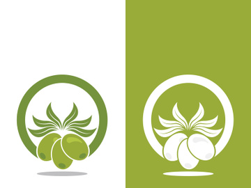 Extra virgin olive oil logo icon design vector illustration preview picture