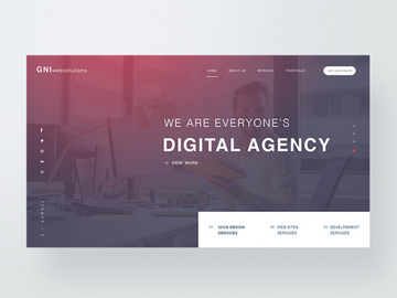 Creative Agency PSD Template  preview picture
