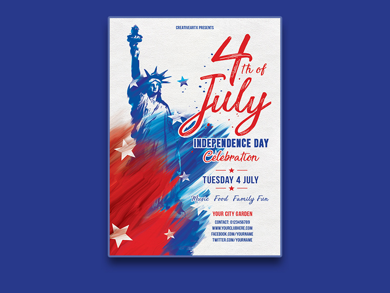 USA-July 4th Flyer