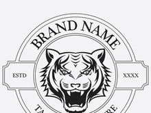 Tiger logo vintage