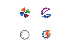 gear logo creative design.
