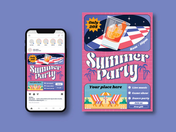 Summer Party Flyer preview picture